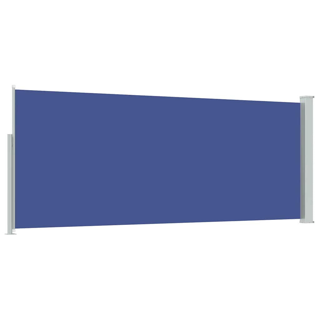 Ausziehbare Seitenmarkise 120x300 cm Blau