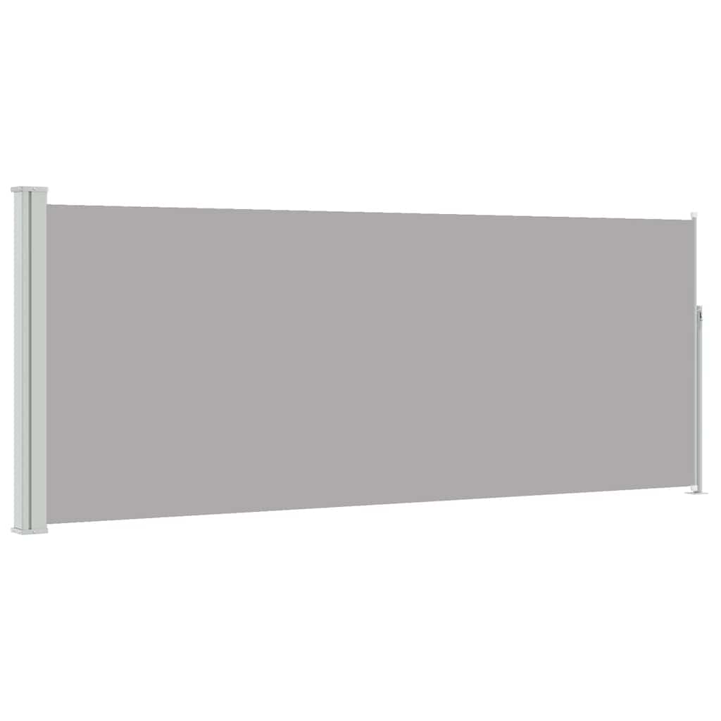 Ausziehbare Seitenmarkise 120x300 cm Grau