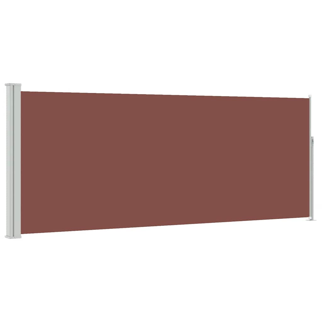 Ausziehbare Seitenmarkise 120x300 cm Braun