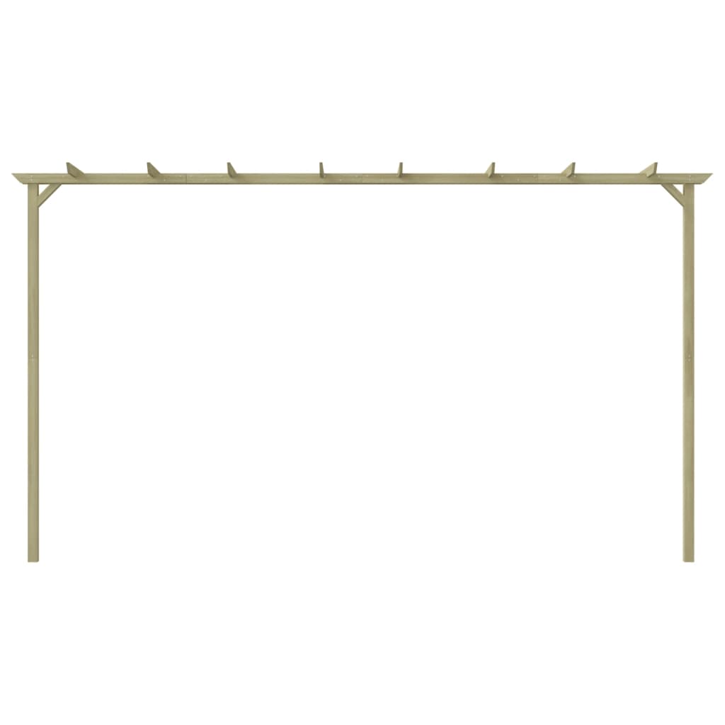 Garten-Pergola Kiefernholz Imprägniert 360x200x60 cm