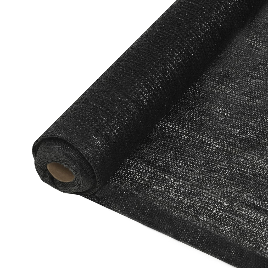 Sichtschutznetz HDPE 1,5x25 m Schwarz