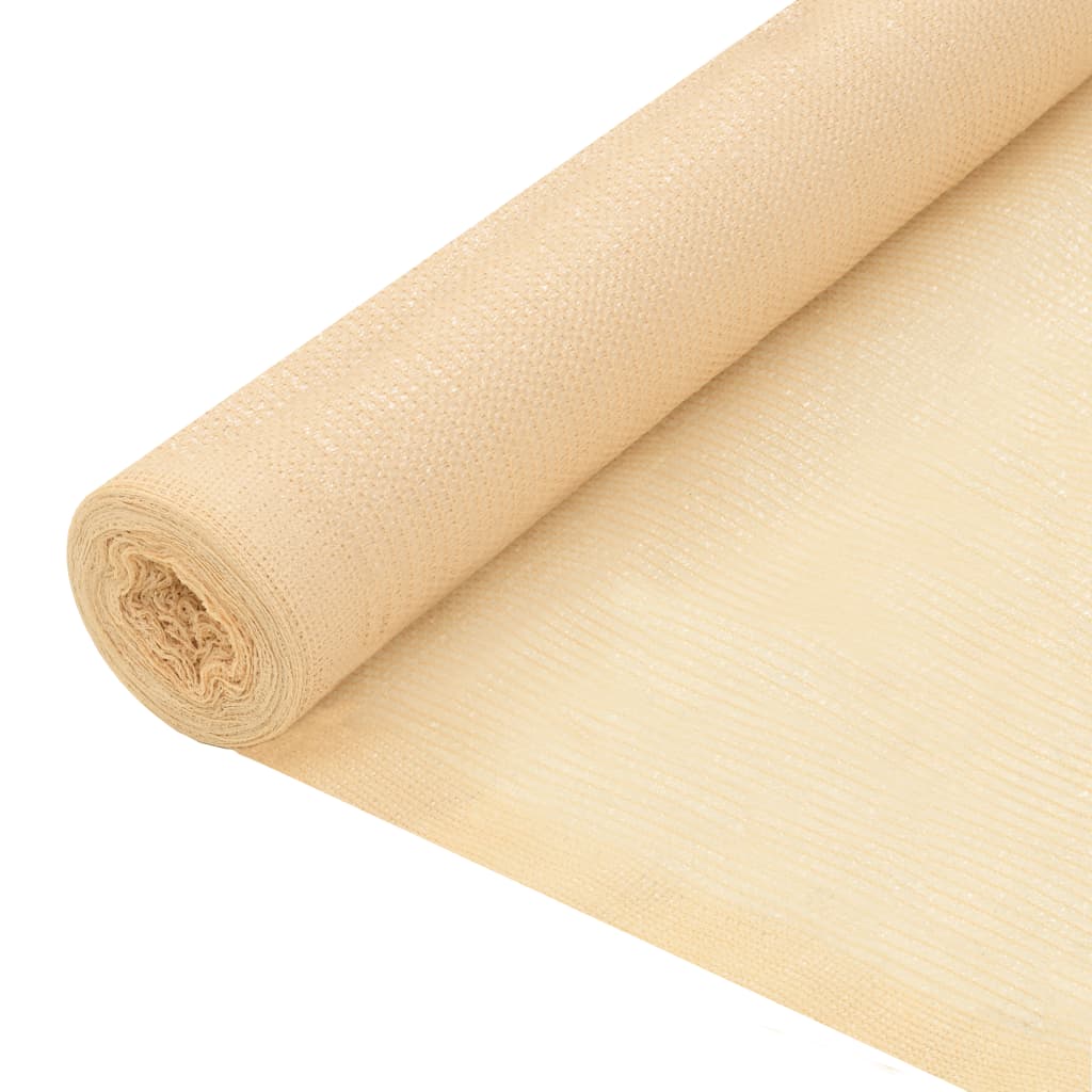 Sichtschutznetz HDPE 2x10 m Beige