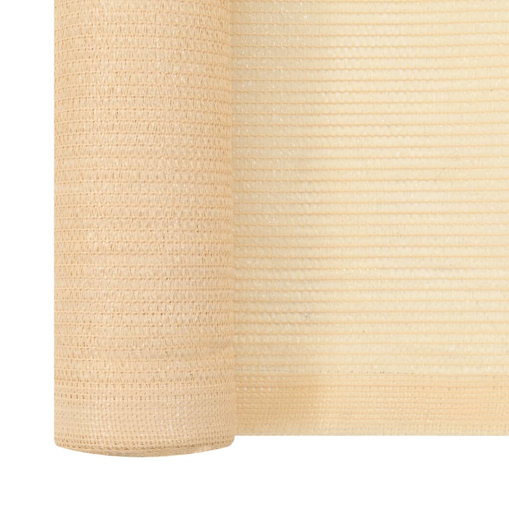 Sichtschutznetz HDPE 2x25 m Beige