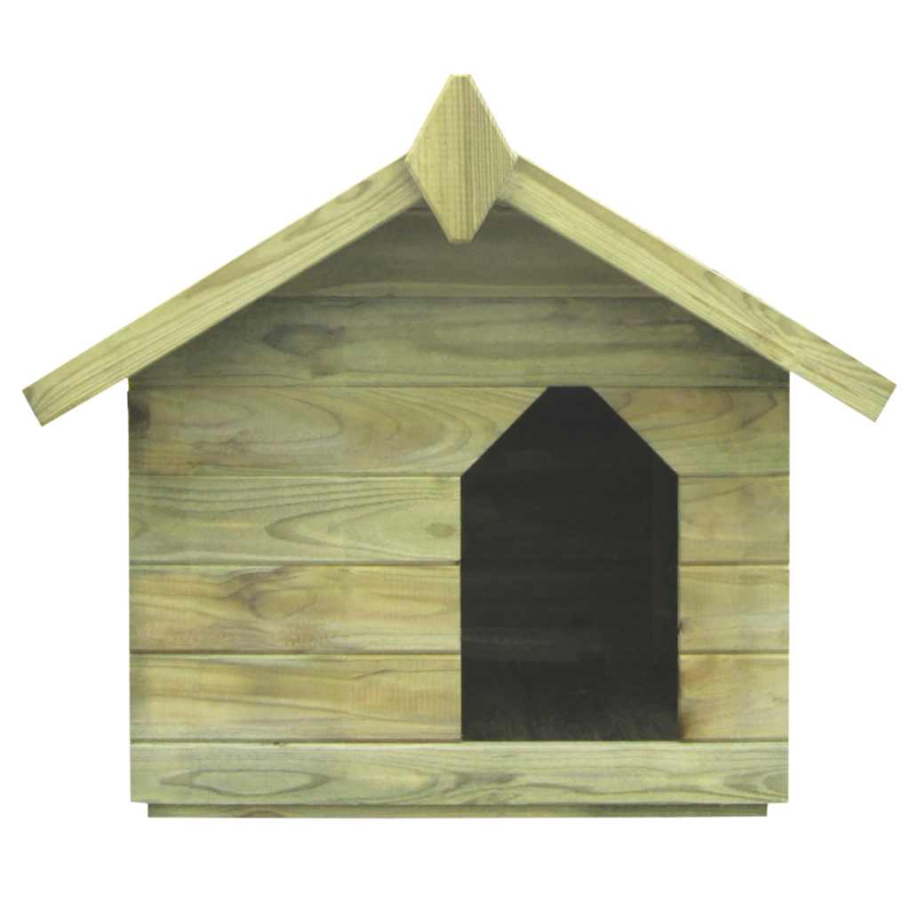 Hundehütte mit Dach Imprägniertes Kiefernholz