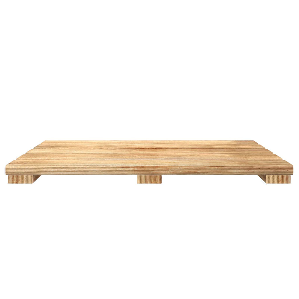 Terrassenfliese 6 pcs Braun 50 x 50 cm