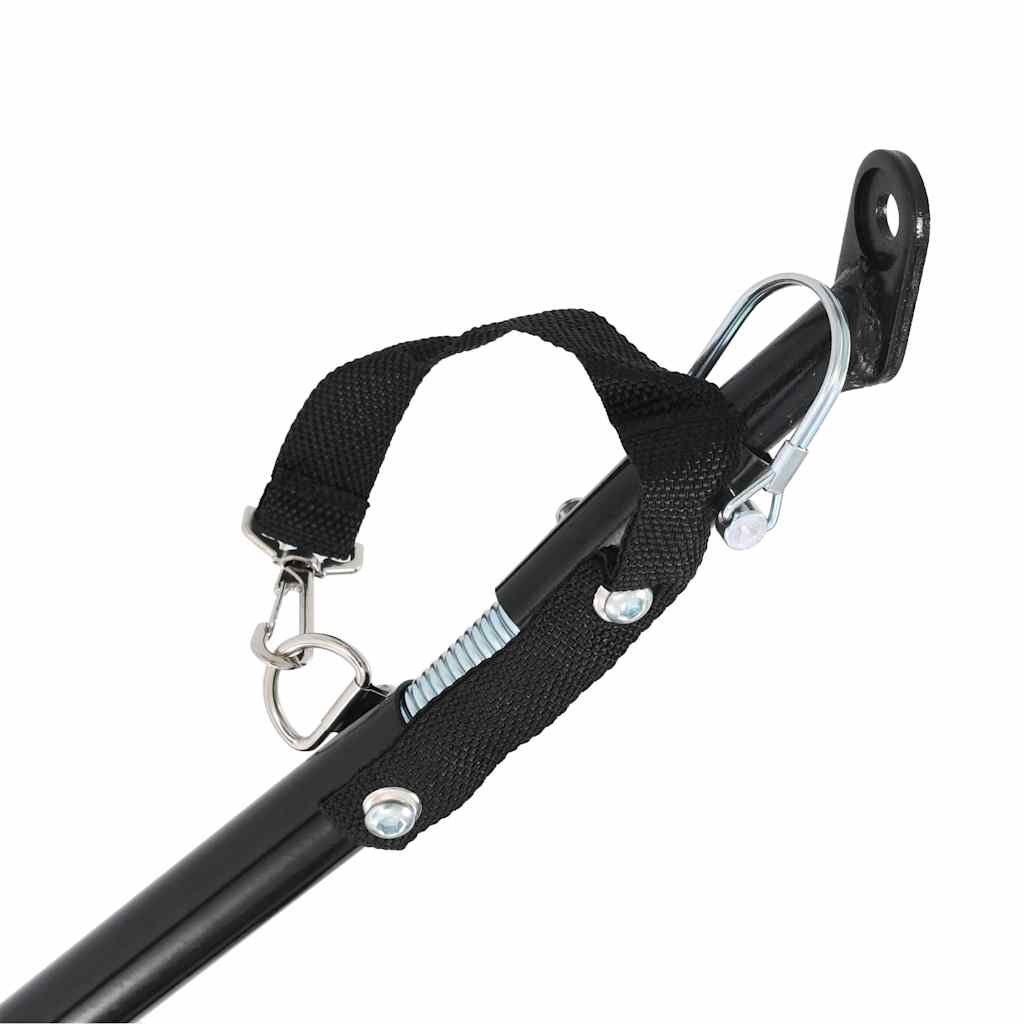 2-in-1 Fahrradanhänger für Hunde und Buggy Grau and Blau