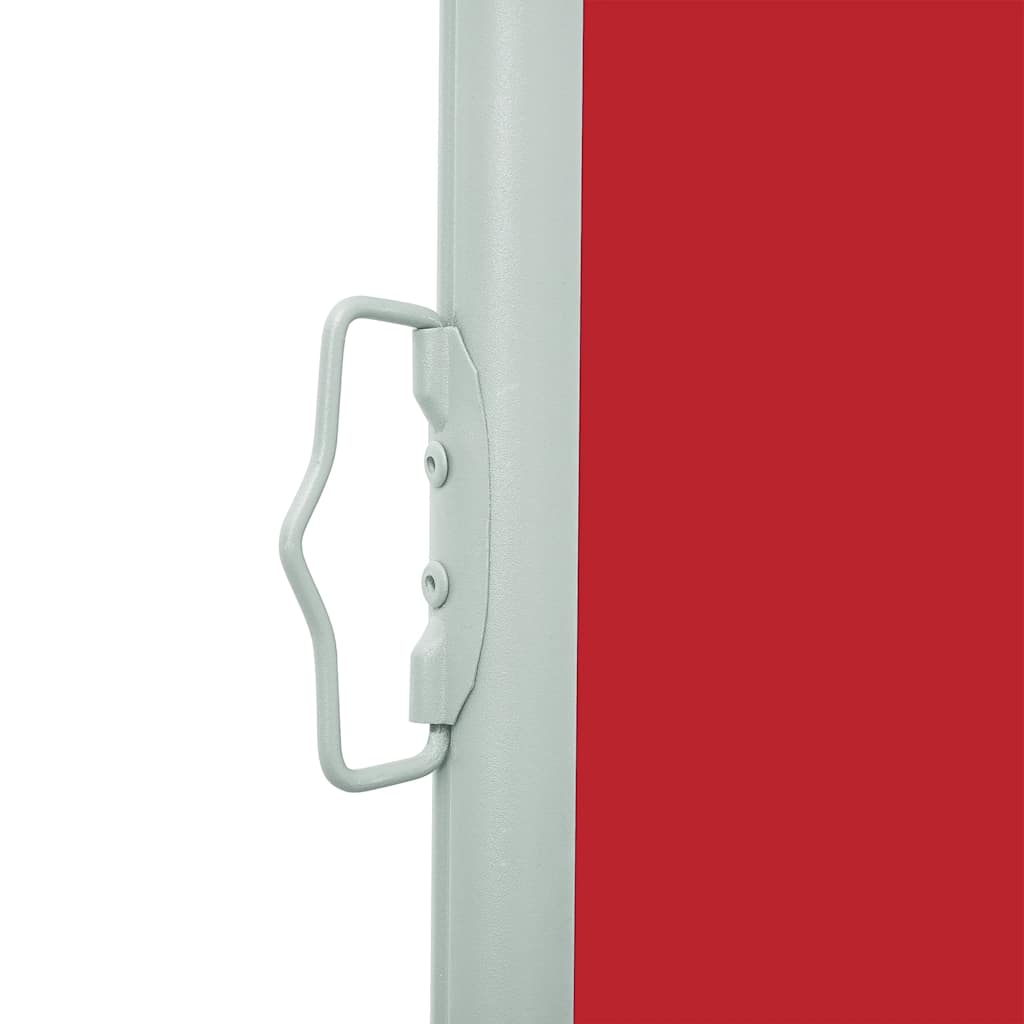 Ausziehbare Seitenmarkise 160x500 cm Rot