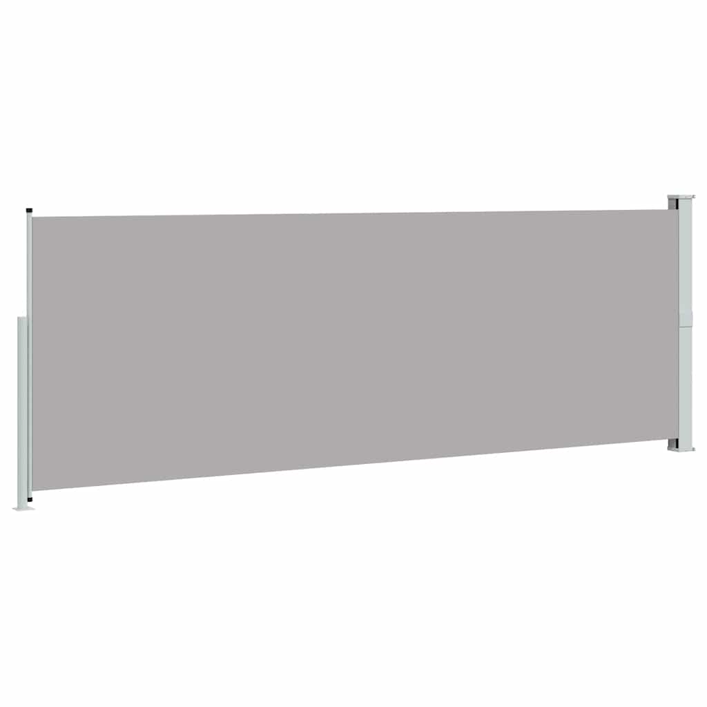 Ausziehbare Seitenmarkise 160x500 cm Grau