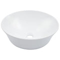 Waschbecken 41 x 12,5 cm Keramik Weiß