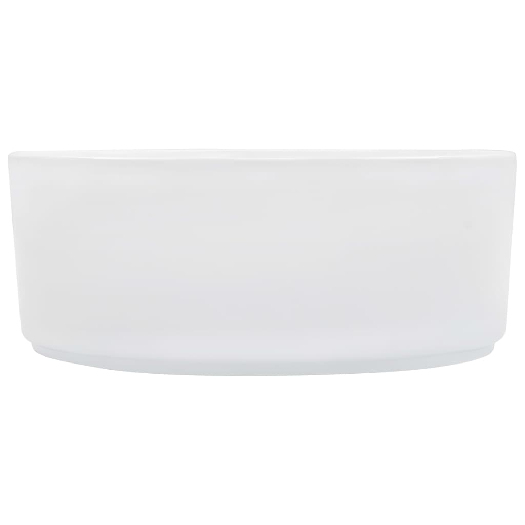 Waschbecken 36 x 14 cm Keramik Weiß