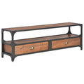 TV-Schrank mit 2 Schubladen 120x30x40 cm Massivholz Kiefer