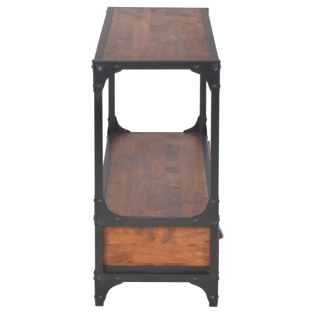 TV-Schrank mit 3 Schubladen 120x30x60 cm Massivholz Kiefer
