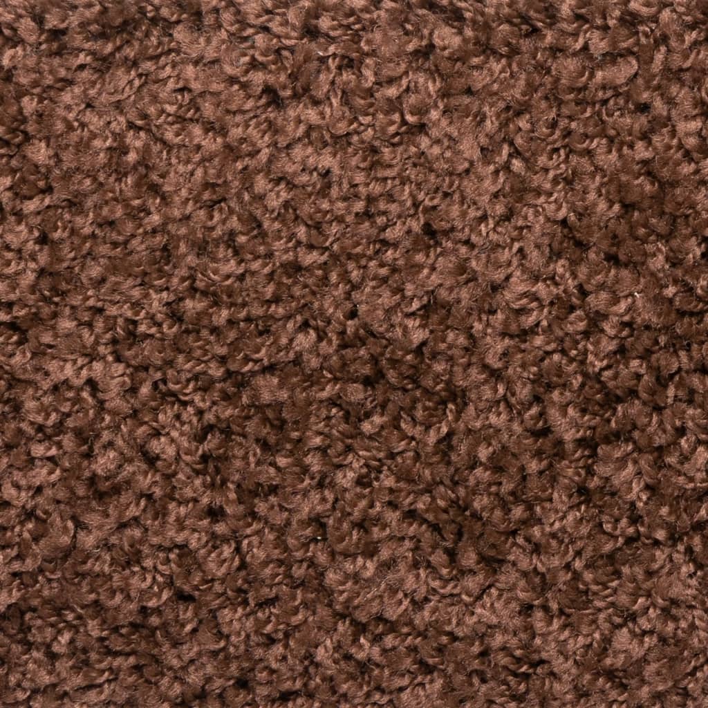 Stufenmatten 15 Stk. 56x17x3 cm Braun Halbrund