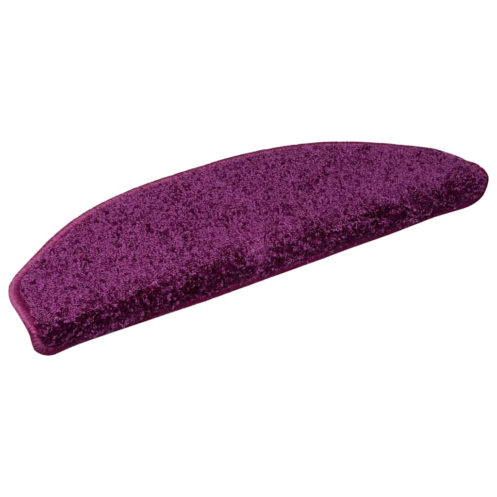 Stufenmatten 15 Stk. 65x21x4 cm Violett Halbrund Groß