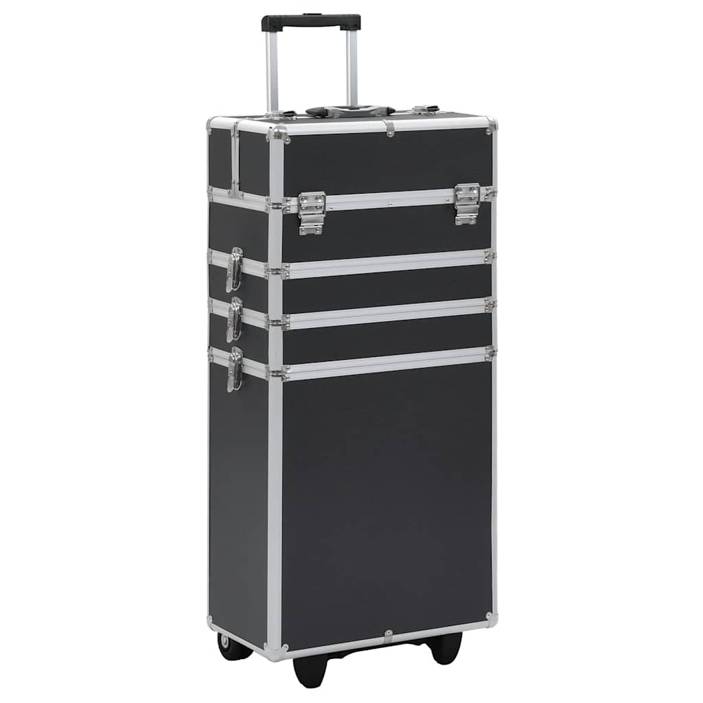 Kosmetikkoffer Aluminium Schwarz