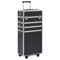 Kosmetikkoffer Aluminium Schwarz