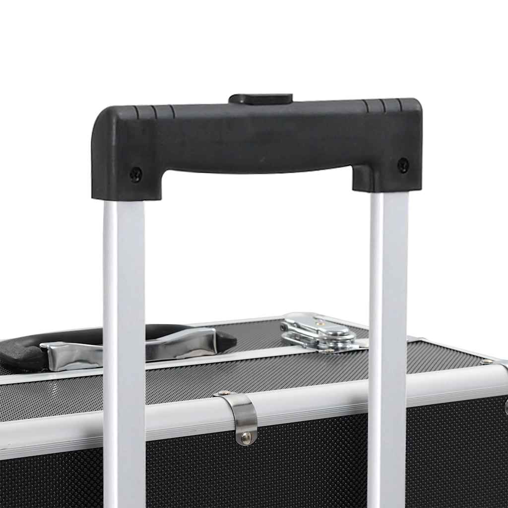 Kosmetikkoffer Aluminium Schwarz