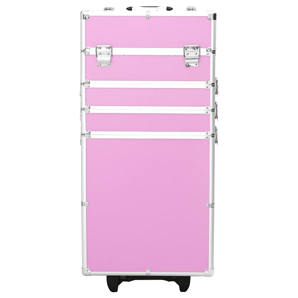 Kosmetikkoffer Aluminium Rosa