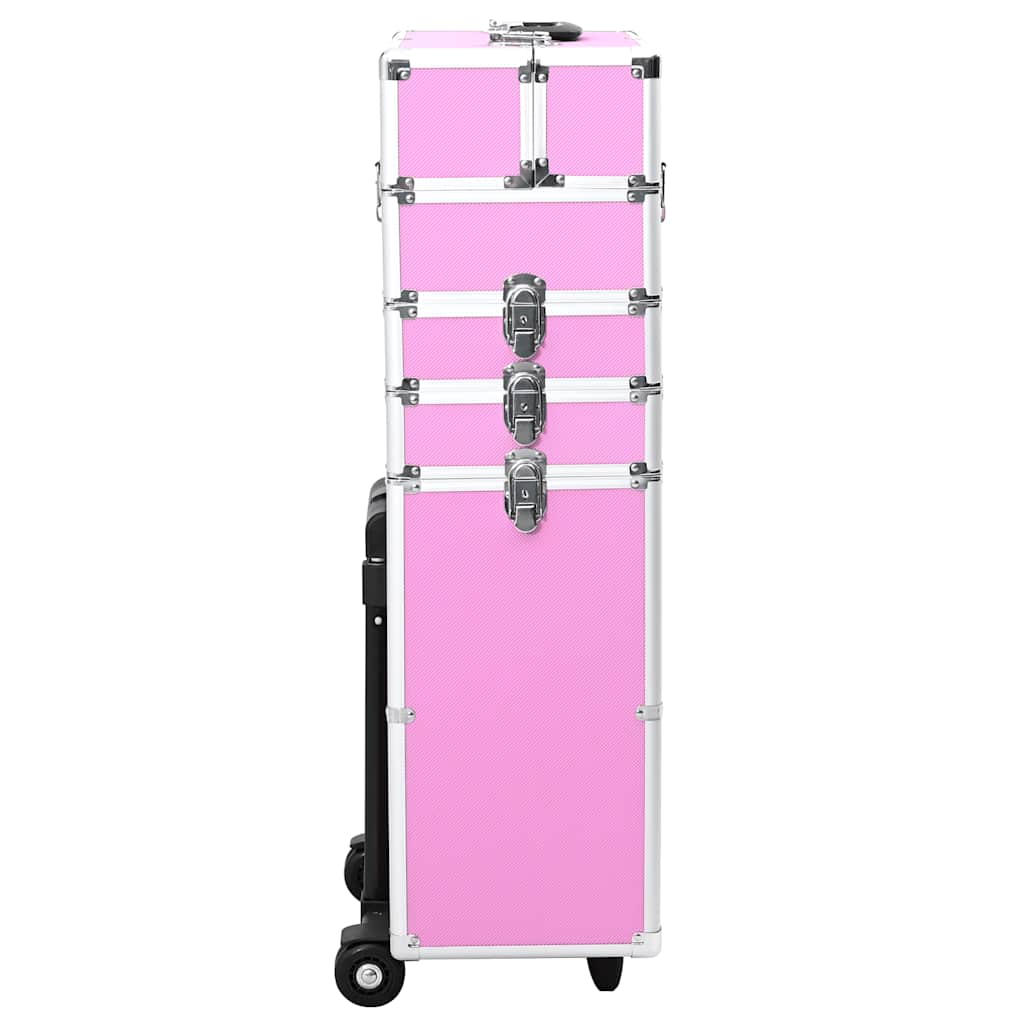 Kosmetikkoffer Aluminium Rosa