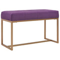 Bank 80 cm Lila Samt