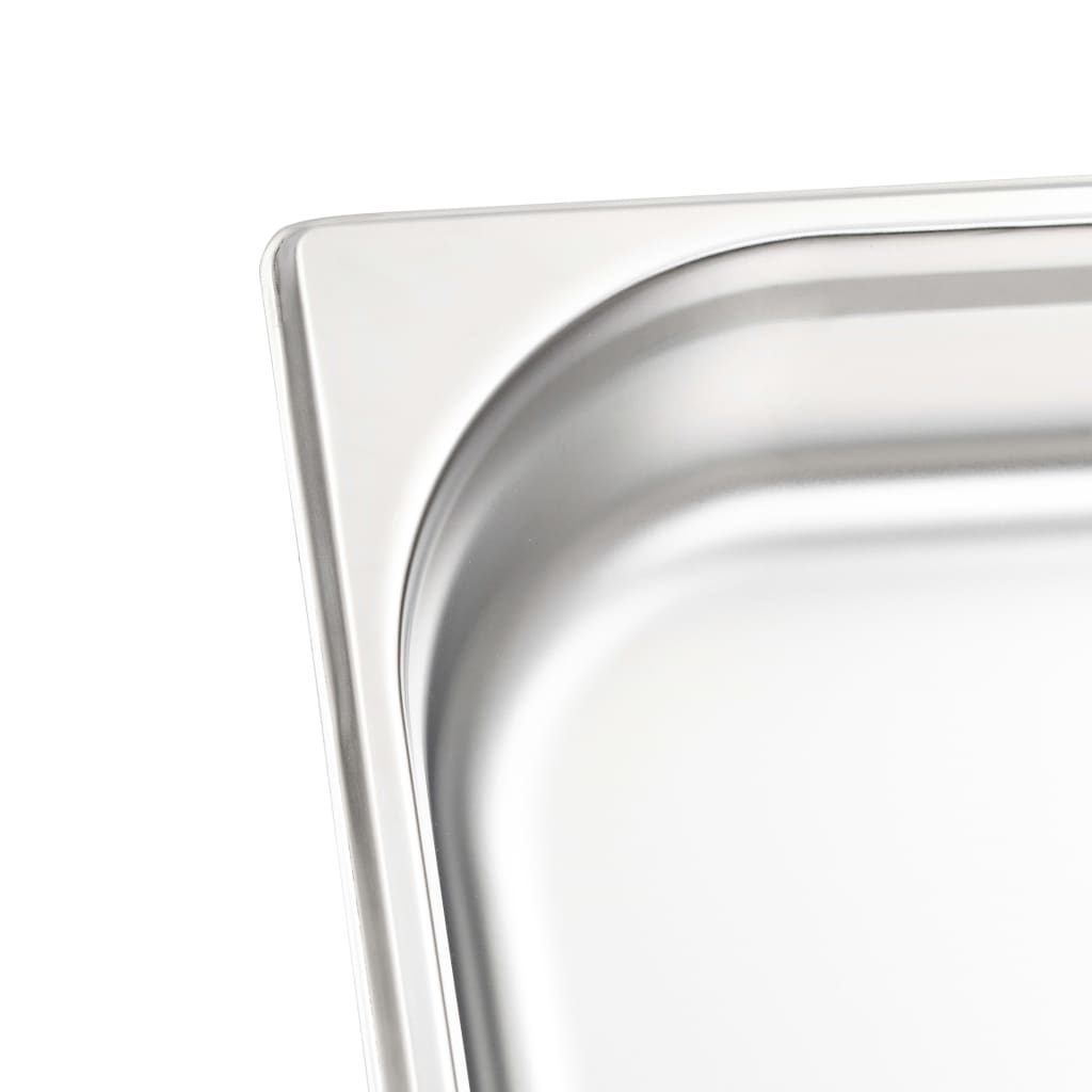 Gastronormbehälter 4 Stk. GN 1/2 65 mm Edelstahl