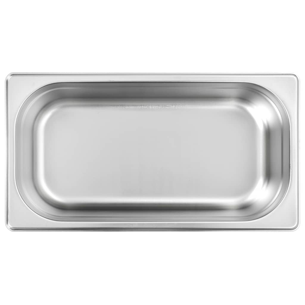 Gastronormbehälter 8 Stk. GN 1/3 100 mm Edelstahl