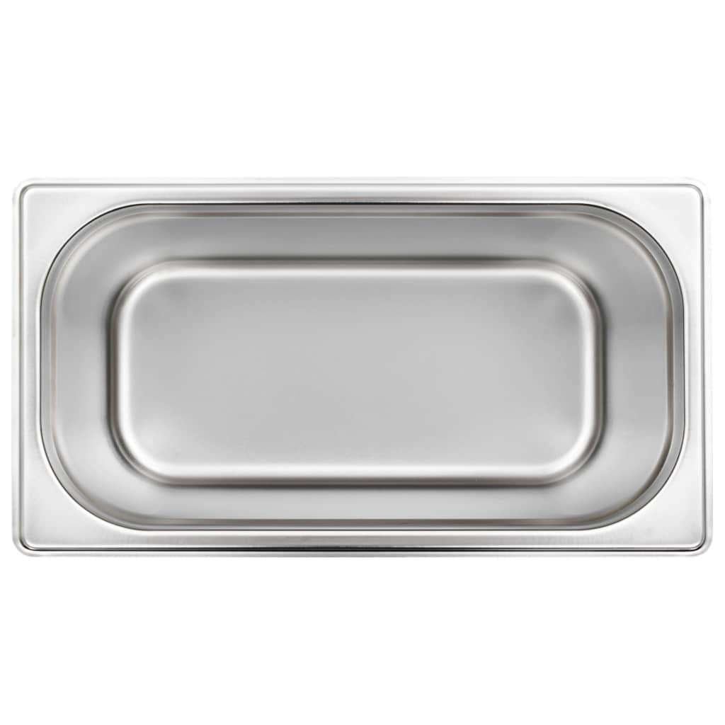Gastronormbehälter 4 Stk. GN 1/3 200 mm Edelstahl