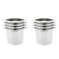 Gastronormbehälter 8 Stk. GN 1/6 150 mm Edelstahl