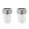 Gastronormbehälter 8 Stk. GN 1/6 200 mm Edelstahl