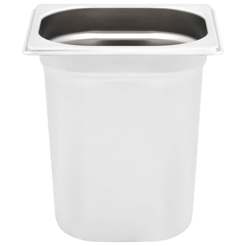 Gastronormbehälter 8 Stk. GN 1/6 200 mm Edelstahl