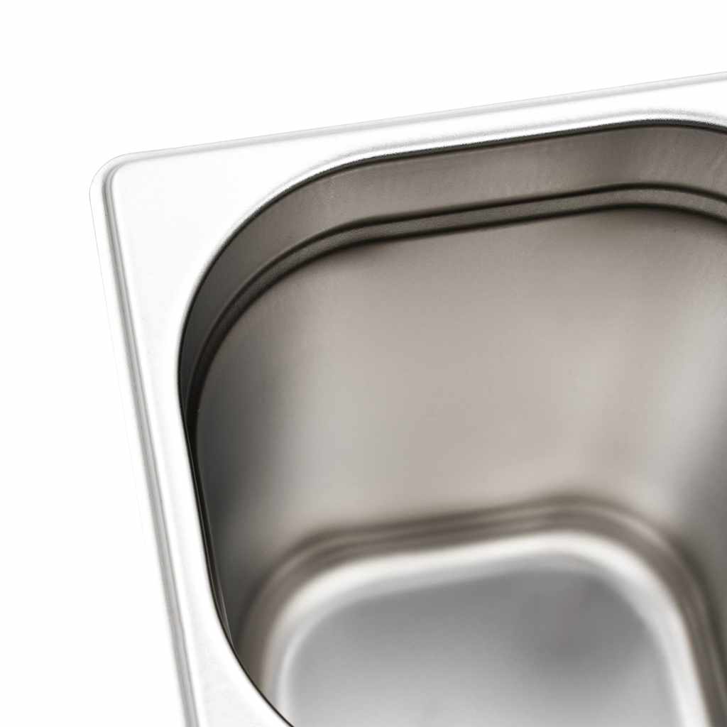Gastronormbehälter 8 Stk. GN 1/6 200 mm Edelstahl