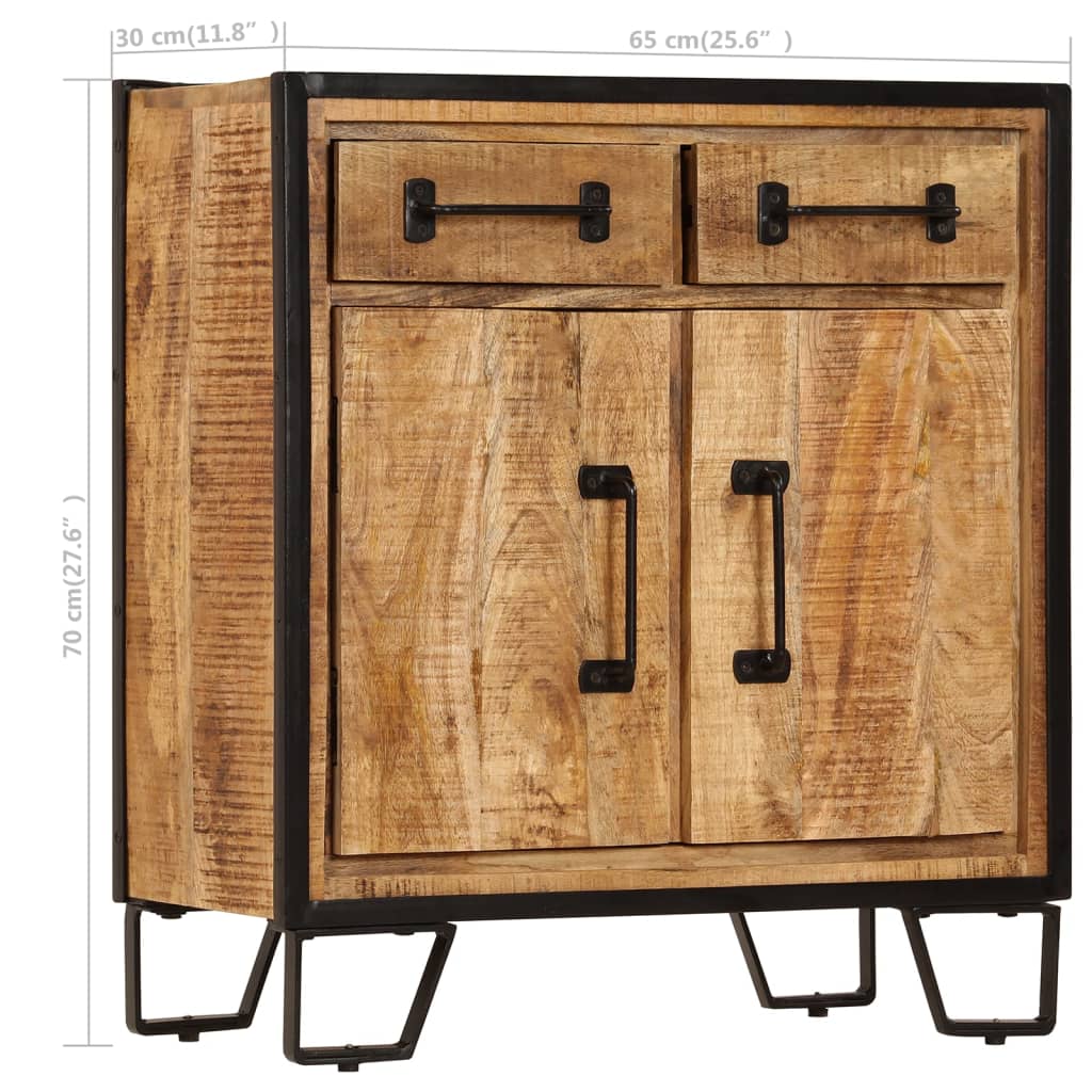 Sideboard 65x30x70 cm Massivholz Mango