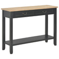 Konsolentisch Schwarz 110 x 35 x 80 cm Holz