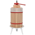 Obst- und Weinpresse mit Stoffbeutel 24 L Eichenholz