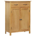 Schuhschrank 76x37x105 cm Eiche Massivholz