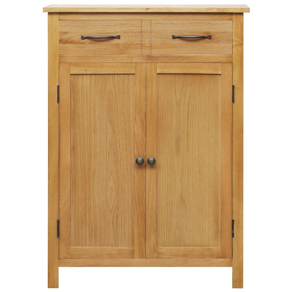Schuhschrank 76x37x105 cm Eiche Massivholz