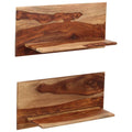 Wandregale 2 Stk. 58x26x20 cm Massivholz Akazie