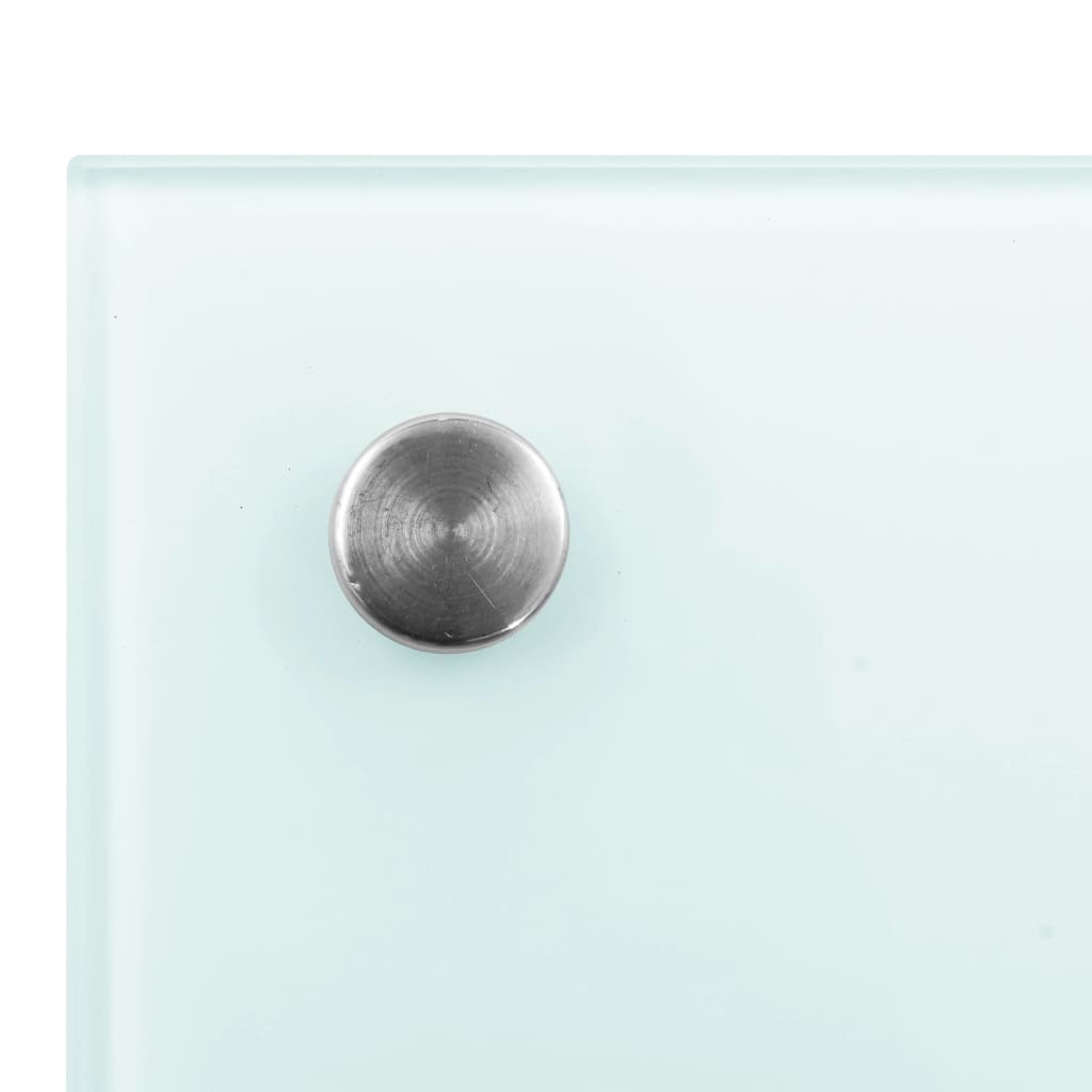 Küchenrückwand Milchweiß 100x50 cm Hartglas