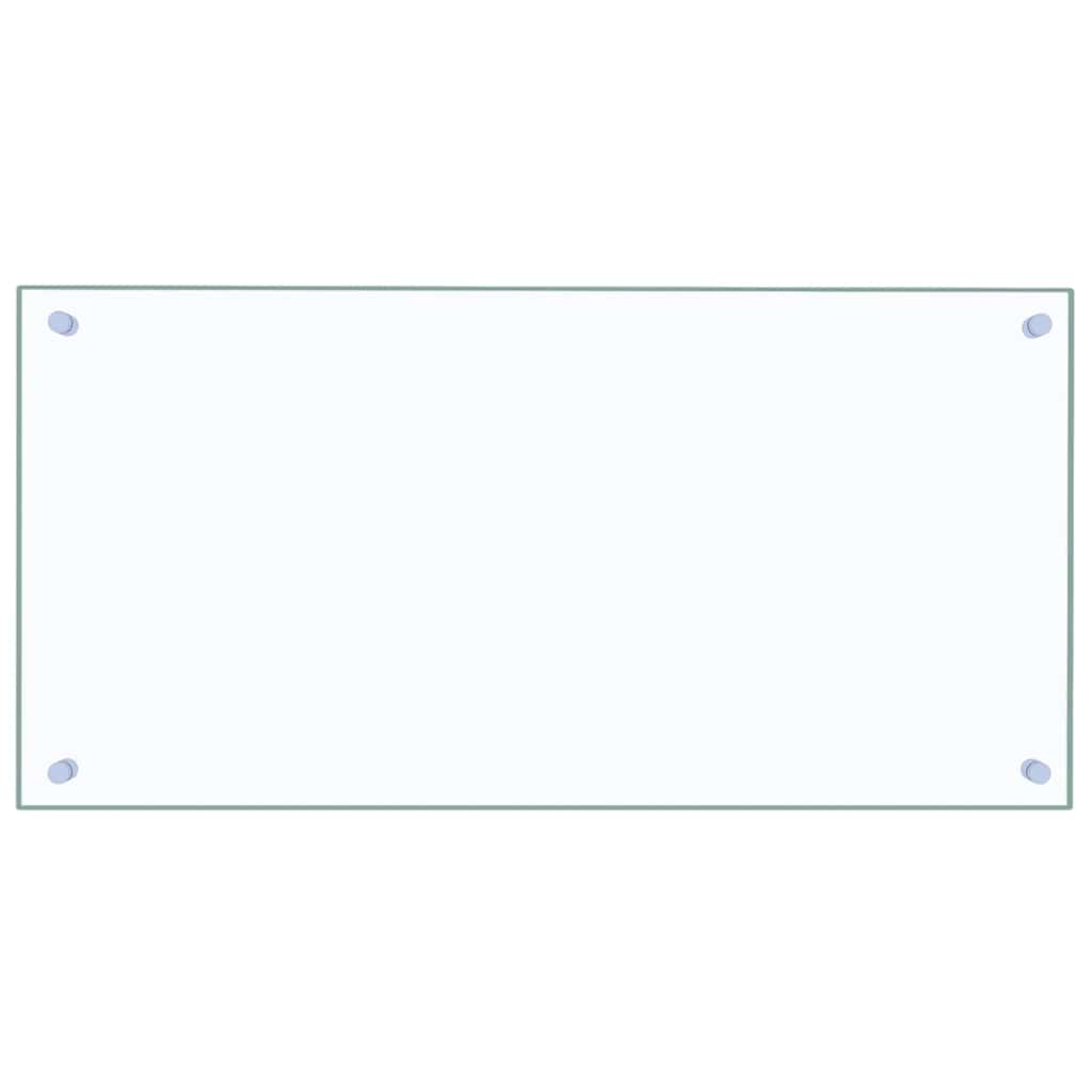 Küchenrückwand Transparent 80×40 cm Hartglas