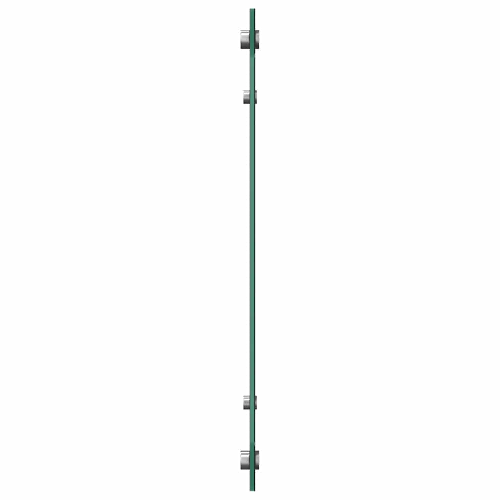 Küchenrückwand Schwarz 80x40 cm Hartglas