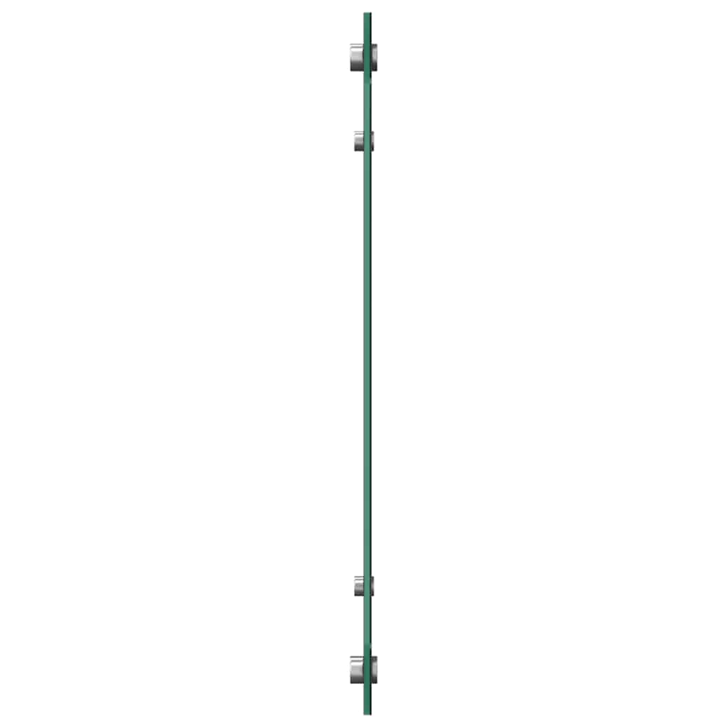 Küchenrückwand Schwarz 100x40 cm Hartglas