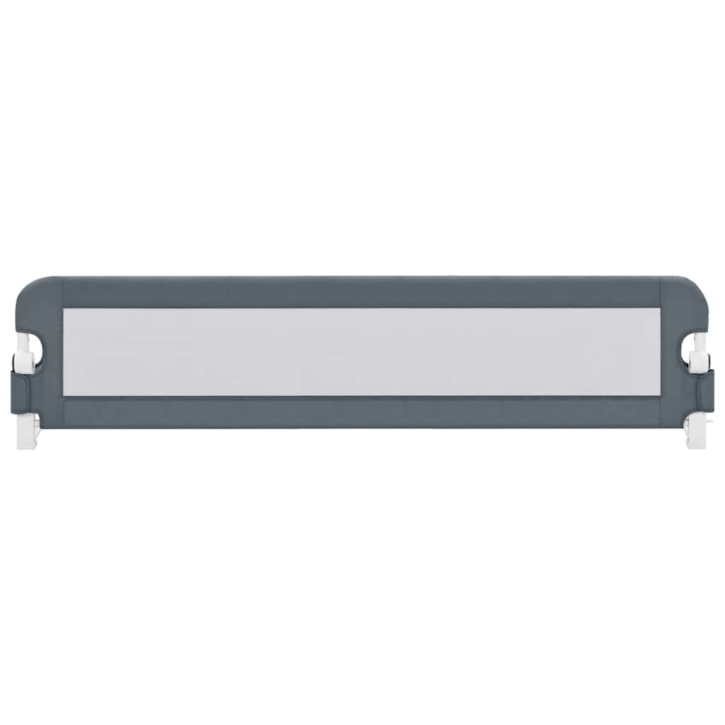 Kleinkind-Bettschutzgitter Grau 180x42 cm Polyester