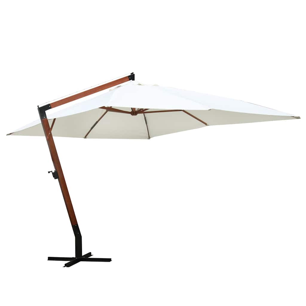 Sonnenschirm 300x400 cm Weiß