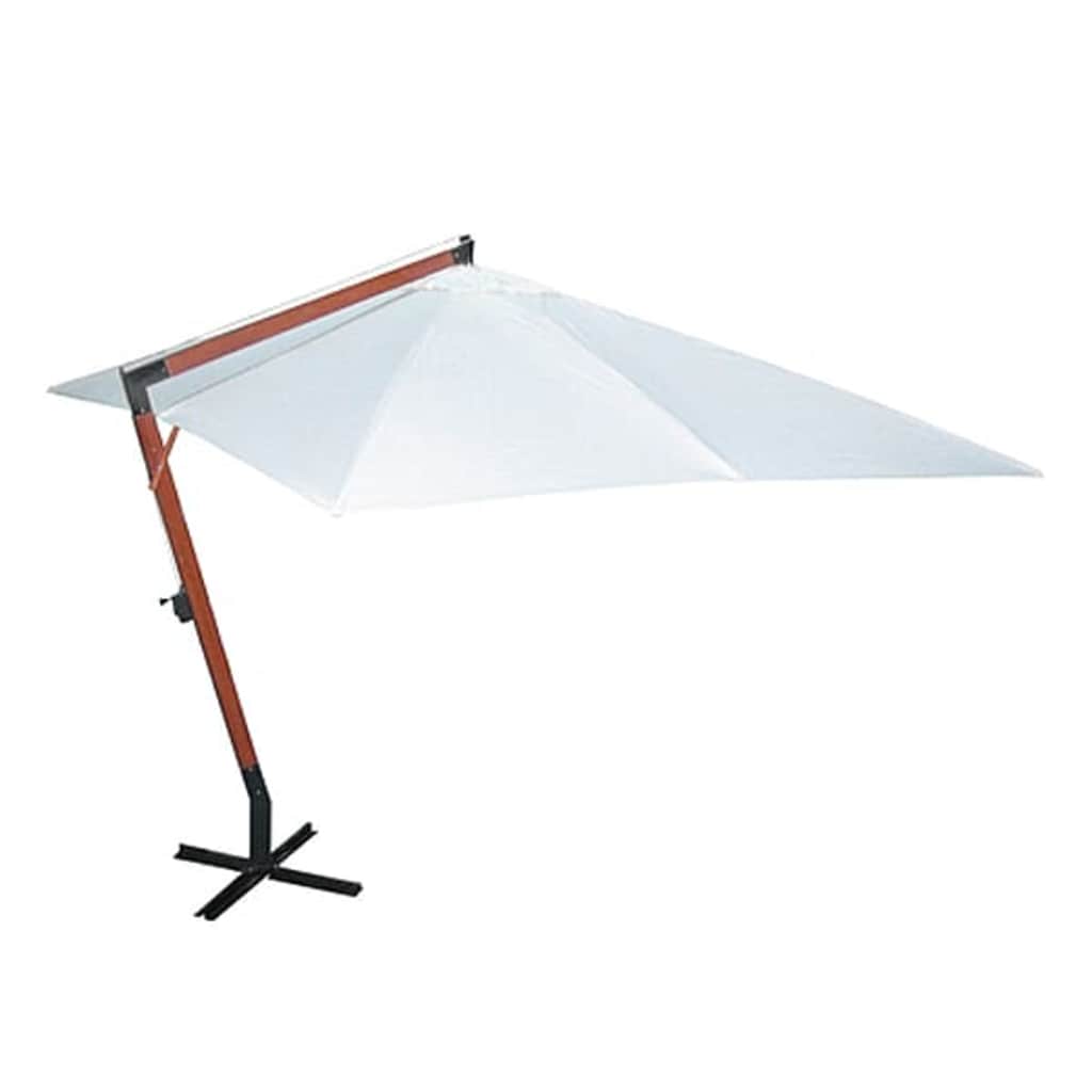 Sonnenschirm 300x400 cm Weiß