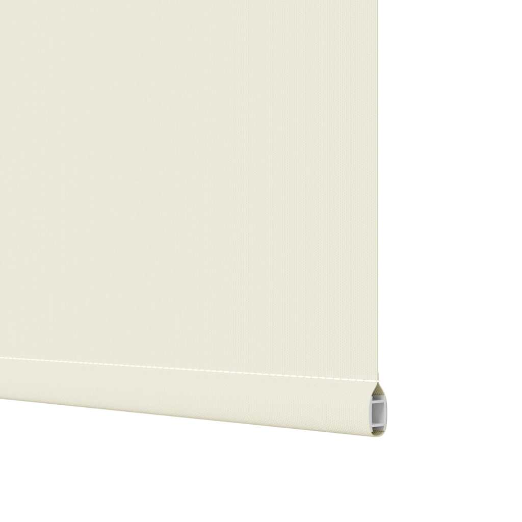 Verdunkelungsrollo 84,4 x 175 cm, Stoffbreite 80 cm, Gebrochen Weiß