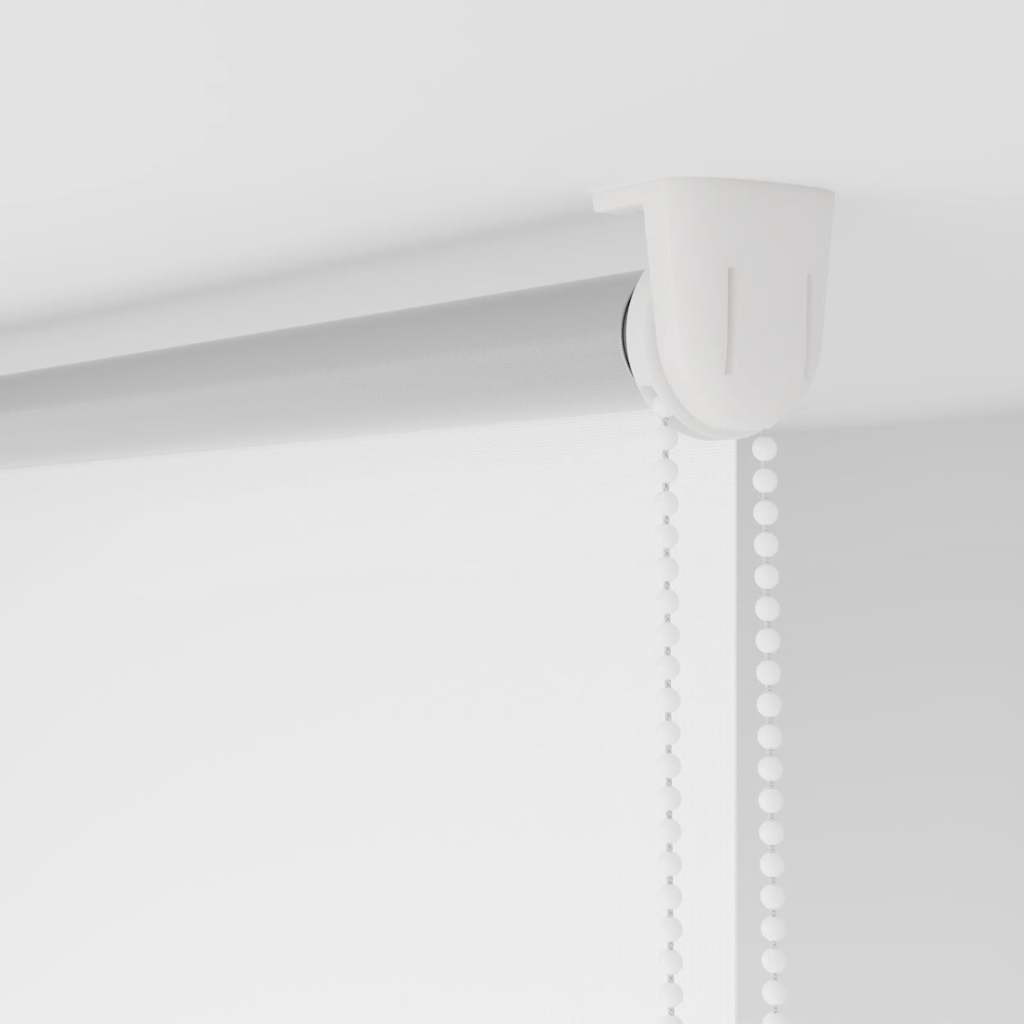 Verdunkelungsrollo 104,4 x 175 cm, Stoffbreite 100 cm, Weiß
