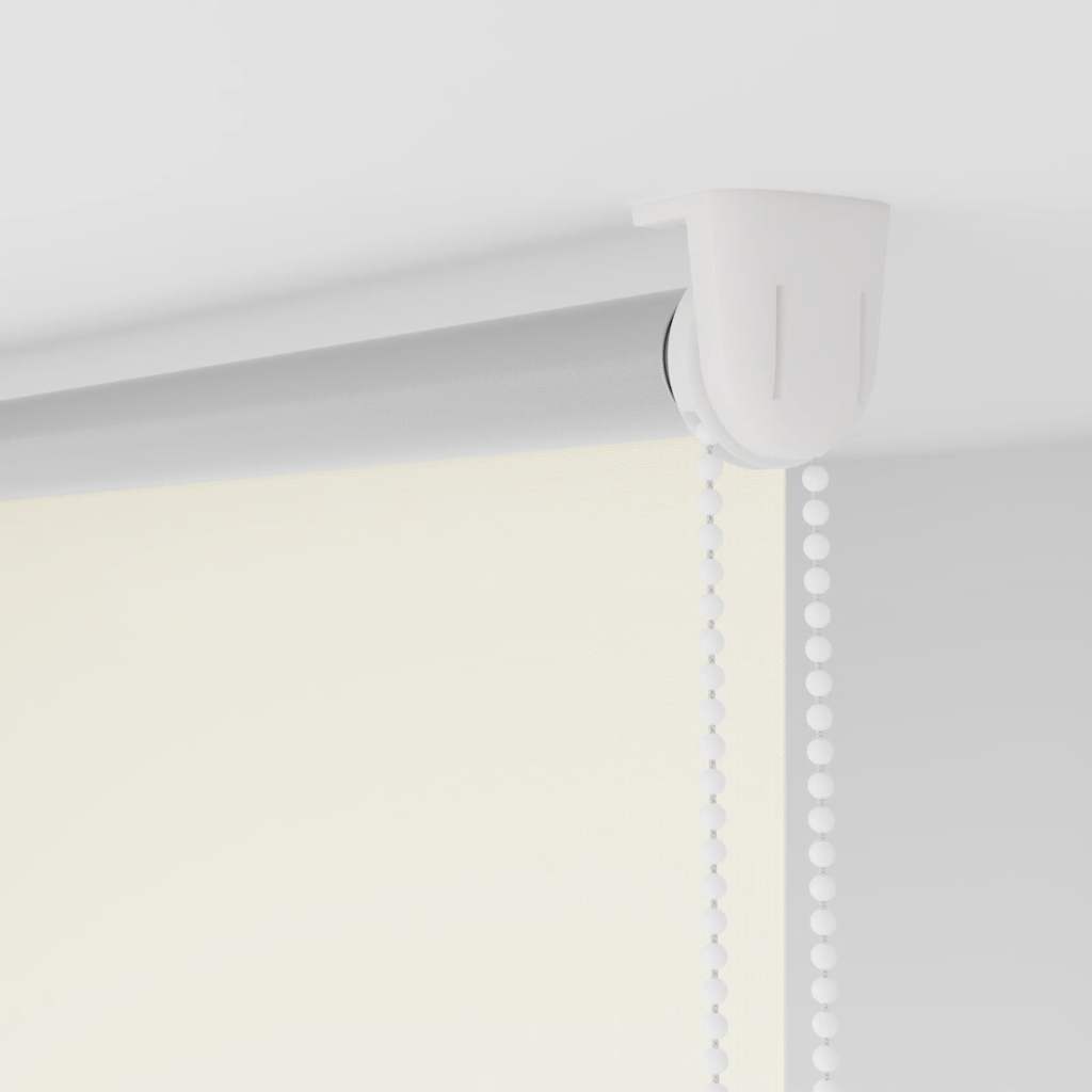 Verdunkelungsrollo 104,4 x 175 cm, Stoffbreite 100 cm, Gebrochen Weiß