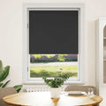 Verdunkelungsrollo 104,4 x 175 cm, Stoffbreite 100 cm, schwarz