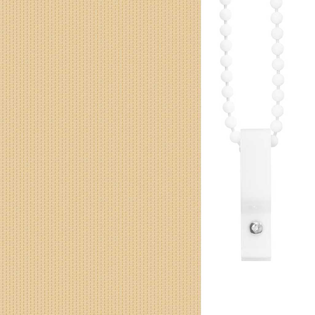 Verdunkelungsrollo 124,4 x 175 cm, Stoffbreite 120 cm, Beige