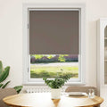 Verdunkelungsrollo 124,4 x 175 cm, Stoffbreite 120 cm, Kaffeebraun